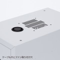 サンワサプライ HUBボックス(4U) 小規模LAN用機器収納用 CP-HBOX4U【大型商品の為時間指定不可】 写真12