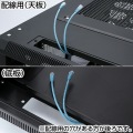 サンワサプライ 19インチマウントサーバーラック(18U) 前後扉、側面パネルに鍵を標準装備、セキュリティ対策に最適 CP-SVC18UN【大型商品の為時間指定不可】 写真12