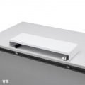 電源タップ+USBポート付き机上ラック(W600×D200 ホワイト) 写真12