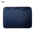 パソコンケース 13.3インチワイド 軽量 撥水 取っ手付き 小物収納ポケット ネイビー 写真12