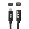 USB5Gbps Type-C延長ケーブル(PD100W・0.1m) 写真12