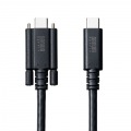 USB20Gbps Type-Cケーブル(デュアルスクリューロック・240W・2m) 写真12