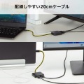 USB Type C-HDMI変換アダプタ(2ポート/4K/PD対応) 写真12
