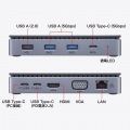 USB Type-Cドッキングステーション(HDMI/VGA・2画面出力対応) 写真12