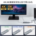 HDMIポート付 USB 10Gbps Type-C ハブ(8K対応) 写真12