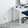 PD67W USB-C×3GaN窒化ガリウム 充電機能付き3個口タップ 写真12