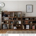 Like(ライク) ラック(ロータイプ/幅90cm) シェルフ デザインシェルフ 棚 伸縮 伸縮棚 ディスプレイ 収納 リビング収納 幅90cm 幅160cm ブラウン LK90-90SSR-LBR 写真12