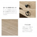 レンジボード レンジ台 キッチンキャビネット キッチンカウンター 作業台 幅88 高さ88 スライド 収納 引出し収納 引出し 扉収納 ＜アンリレンジボード＞ 写真12