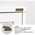 フォーフル ANRI(アンリ) ドレッサー80cm幅 ホワイト AN70-80D-WH ドレッサー デスク 兼用 ドレッサーデスク コンパクト メイク 椅子付き 可愛い おしゃれ 写真12