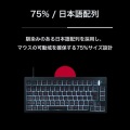 プリンストン CNCフルアルミケース 75% 磁気無接点スイッチ搭載 SOCD キーボード(ブラック) UP-MKGA75MTLC-RT-J/B 写真12