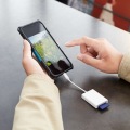 Lightningカードリーダー/SD+microSD対応/Type-C変換アダプタ付属/ケーブル7cm/ホワイト 写真13