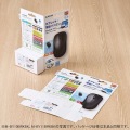 ワイヤレスマウス Bluetooth 3ボタン 抗菌 静音 軽量 IR LED Sサイズ ホワイト 写真13