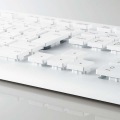 キーボード 無線 (2.4GHz) ワイヤレス USB-A 洗える(IPX5) メンブレン 高耐久設計 抗菌 【Windows11 mac Chrome】対応 ホワイト 写真13