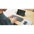 キーボード 有線 USB タイプC パンタグラフ コンパクト テンキー付き Chromebook WWCB認証 抗菌 ブラック 写真13