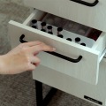 セルフネイルデスク デスク 机 作業台 ドレッサー セルフネイル 収納 ジェルネイル マニキュア ネイル サロン ハンドメイド ブラック LBD-900-BK ビビラボ 写真13