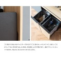 ダストボックス 分別ドロワー 45L 木目調 NotT DB-F2200 ホワイト 宮武製作所 | キャスター付き 写真13