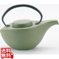 岩鋳 急須 曳舟 艶消若草 南部鉄器 写真1