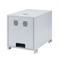 サンワサプライ 19インチマウントボックス(H700・13U) 縦型サーバーも収納できる19インチマウントボックス CP-202【大型商品の為時間指定不可】 写真13