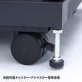 サンワサプライ 19インチマウントサーバーラック(12U) 前後扉、側面パネルに鍵を標準装備、セキュリティ対策に最適 CP-SVC12U【大型商品の為時間指定不可】 写真13