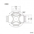 厚さ30mm対応iPad・タブレット用鍵付きVESA取付けホルダー 写真13