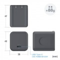 USB PD対応キューブ型AC充電器(PD65W) 写真13