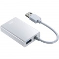 USB3.2-LAN変換アダプタ(USBハブポート付・ホワイト) 写真13