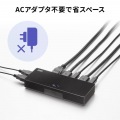 4K対応DisplayPortパソコン切替器(エミュレーション非搭載・2:1) 写真13
