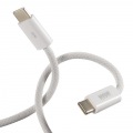 USB Type-Cシリコンメッシュケーブル(PD60W・2m・ホワイト) 写真13