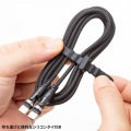 USB2.0 Type-C両側コネクタ540度回転ケーブル(100W・1.8m) 写真13