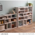 Like(ライク) ラック(ロータイプ/幅90cm) ホワイト 写真13