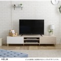 HELM(ヘルム) テレビ台 ローボード(148cm幅) テレビボード TV台 収納 幅約150 40インチ 40型  42インチ 42型 モダン シンプル オークナチュラル HM35-150L-IV 写真13