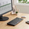 キーボード ワイヤレス 静音 抗菌 ブラック 写真14