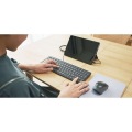 キーボード 有線 USB タイプC パンタグラフ コンパクト テンキー付き Chromebook WWCB認証 抗菌 ブラック 写真14