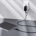 4in1 USBケーブル/USB-A+USB-C/Micro-B+USB-C/USB Power Delivery対応/1.0m/ブラック 写真14
