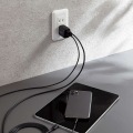 AC充電器/USB充電器/USB Power Delivery準拠/30W/USB-C1ポート/USB-A1ポート/スイングプラグ/ブラック 写真14