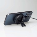 ワイヤレス充電器/マグネット内蔵/7.5W/卓上タイプ/3way/ブラック 写真14