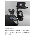 バウヒュッテ  オーディオインターフェース スタンド BHP-A220-BK デスク下 ヘッドセット オーディオミキサー 収納 後付け 写真14