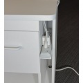 ネイルデスクW1138 幅1138cm 対面式 大容量 収納 店舗向け 片袖デスク ネイル専用デスク ネイリスト向け 写真14