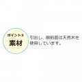 Tバタテーブルワゴン バタフライテーブル キッチンワゴン ダイニングテーブル 折りたたみ キャスター付き ダークブラウン 写真14