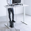 USBハブ付モニター台(ブラック) 写真13