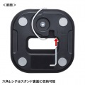 タブレット用伸縮アームスタンド(高さ調節タイプ) 写真14