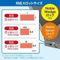 スロットマルチ対応セキュリティワイヤー(eセキュリティ・鍵No.1) 写真14
