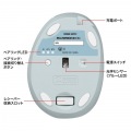 静音ワイヤレス コンボ 小型エルゴノミクスマウス(充電式・5ボタン) 写真14