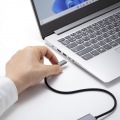 HDMIポート付 USB Type-Cハブ 写真14