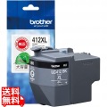 【ブラザー純正】インクカートリッジ ブラック (大容量) LC412XLBK 写真1