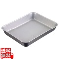 IKD 18-8抗菌フッ素加工角バット 3枚取