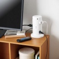タワー型タップ/12個口/雷サージ付/ホコリ防止シャッター付/固定可能/5ポート合計出力4.8A/2.0m/ホワイト 写真15