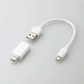 Lightningカードリーダー/SD+microSD対応/Type-C変換アダプタ付属/ケーブル7cm/ホワイト 写真15