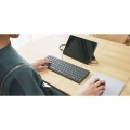 キーボード 有線 USB タイプC パンタグラフ コンパクト テンキー付き Chromebook WWCB認証 抗菌 ブラック 写真15