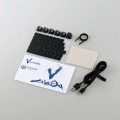 ゲーミングキーボード 【V custom】 有線 着脱式ケーブル RGB メカニカル ( 銀軸 / スピードリニア ) 日本語配列 テンキーレス USB Aポート×1 ブラック 写真15